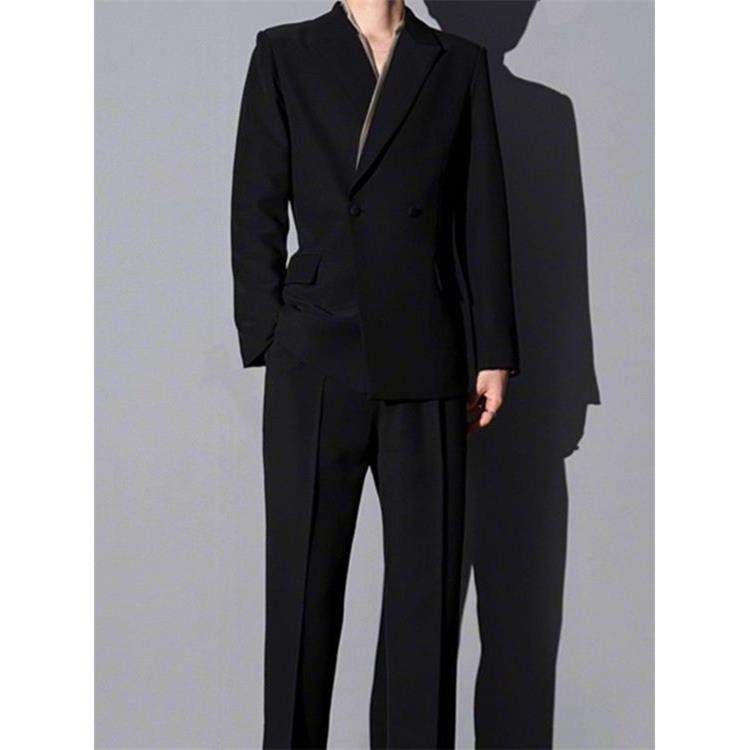 韩国CHIPOTLE高级感西装套装男士2025秋季潮流帅气宽松西服两件套