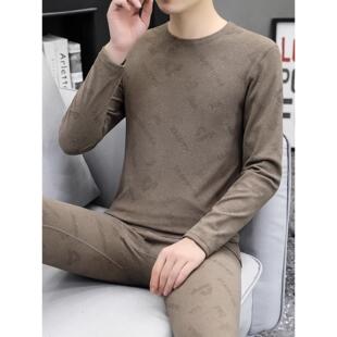 加厚男士 德绒无痕保暖内衣男阳离子时尚 衬衣衬裤 套装 秋衣秋裤