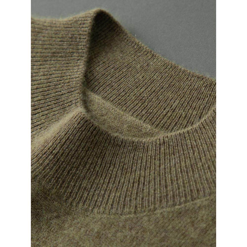 2025秋冬新款纯色羊绒衫男士商务休闲保暖打底羊毛针织半高领毛衣