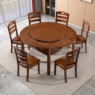 麻将机全自动餐桌两用一体圆桌可折叠家用欧实木多功能电动麻将桌