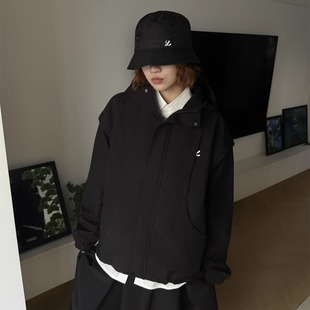 Y2NG户外冲锋衣服防水徒步登山连帽休闲夹克外套