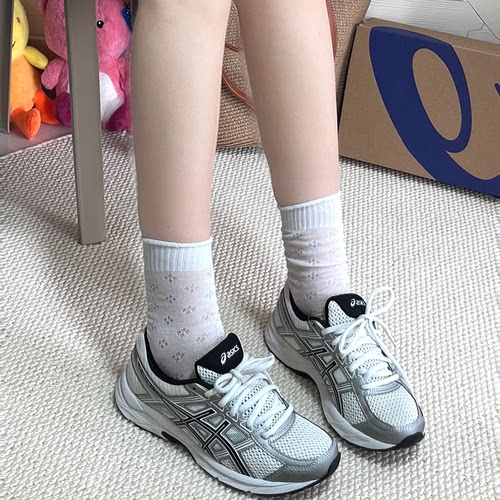 ASICS Gel-Contend 4 舒适减震耐磨透气低帮跑步鞋 1012B732-103