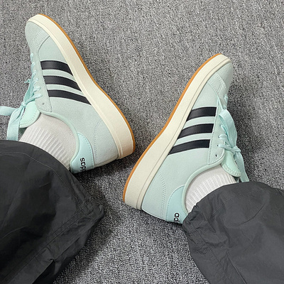 adidas Grand Court Base 00s 潮流时尚薄底 耐磨 低帮 板鞋