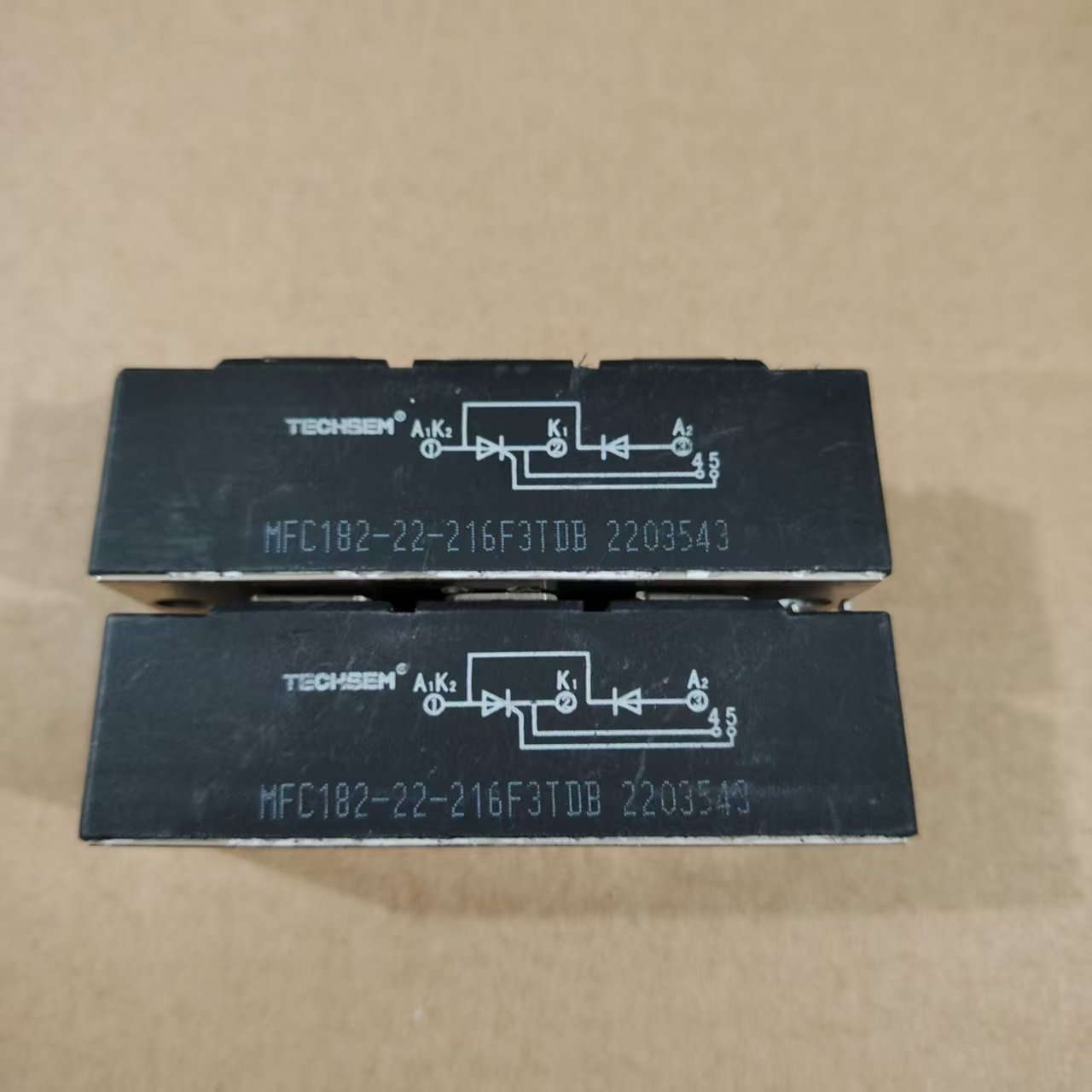 可控硅拆机模块MFC182-22-216F3TDB