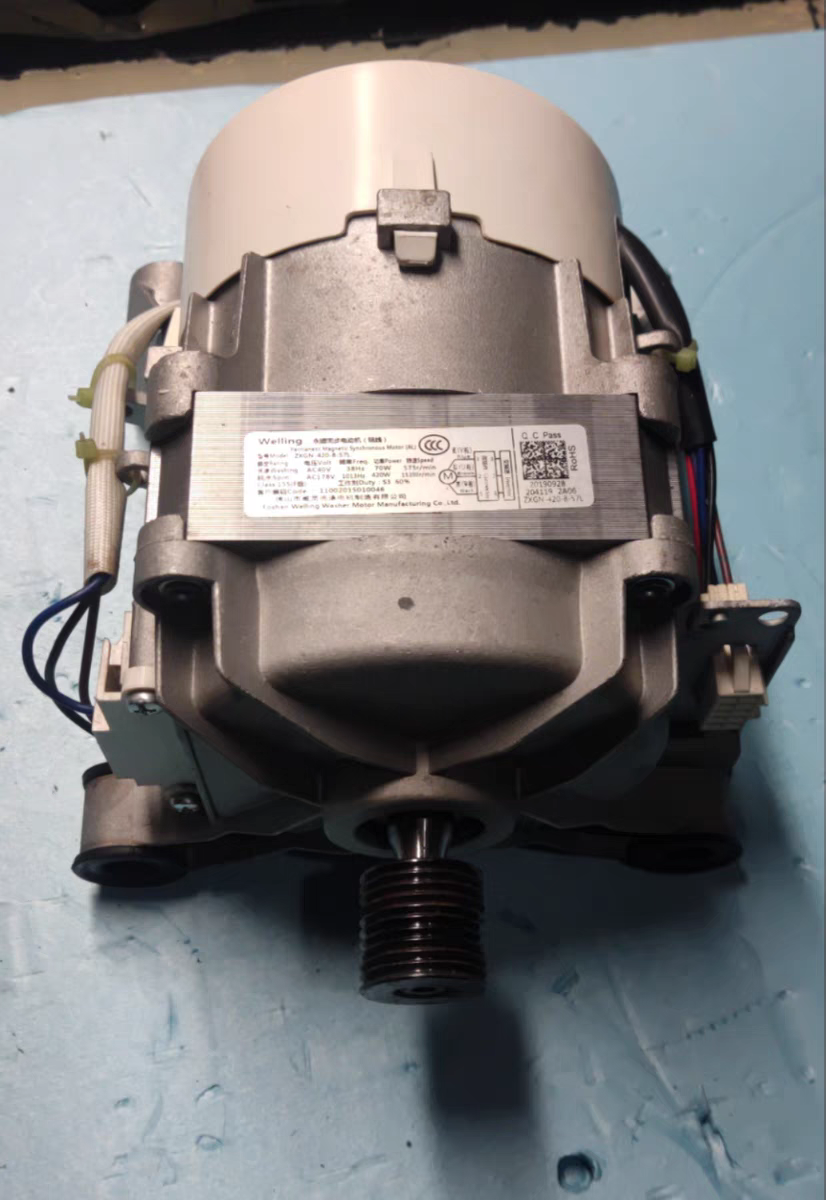 适用于原装美的MG100V11D滚筒洗衣机电机ZXGN-420-8-57L已测试
