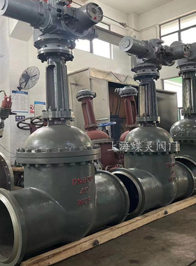 蝶灵电动闸阀型号:Z961H-25C PN25 DN200适用介质:水、蒸汽闸阀