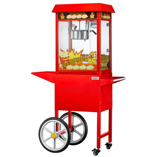 ET-POP6A-C手推型玉米爆谷机连机车 爆米花机车 popcorn machine