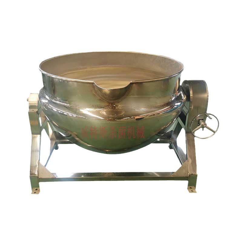 手撕鸭脖鸭货立式卤煮锅电加热立式卤煮夹层锅立式蒸汽加热卤煮锅