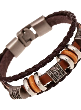 民族风饰品简约手工串珠多层手链