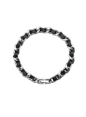 皮革手链男潮流高级感ins男士