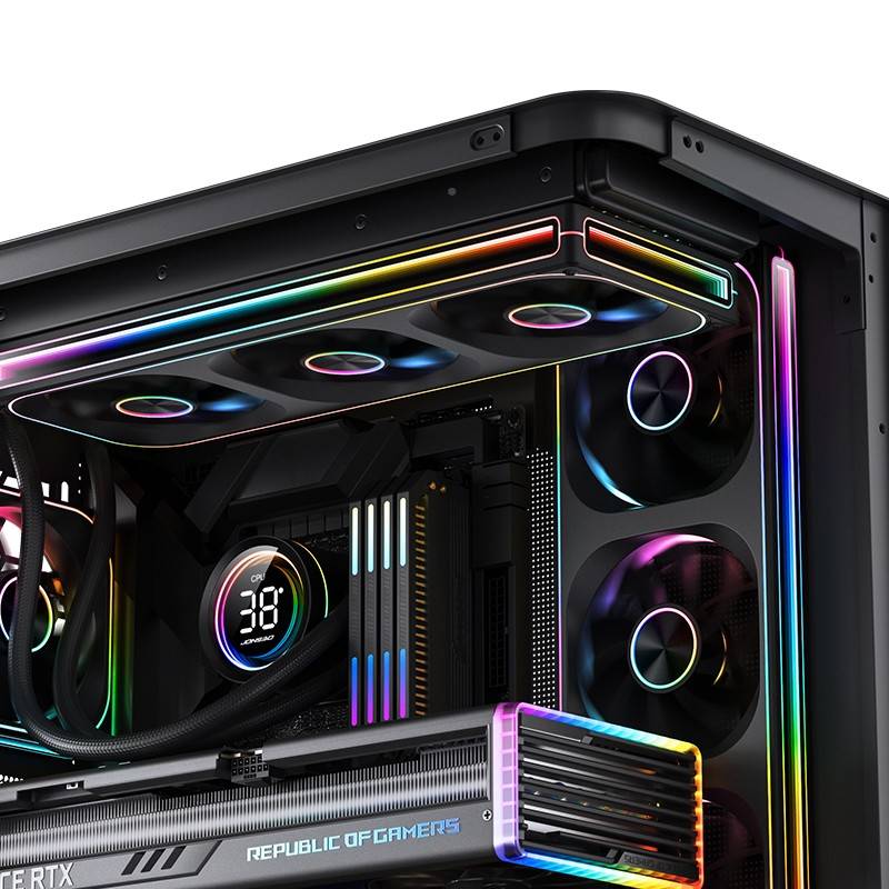 乔2844思伯H6B06R0水冷散A一器G神光体同步台T式电式温脑度热显示