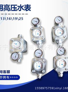 煤层双功能直插式水表采煤注水测压流量ZGS矿用高压水表