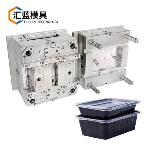 注塑模具设计一次性外卖盒饭盒注塑塑料模具工厂供应塑料餐盒模具