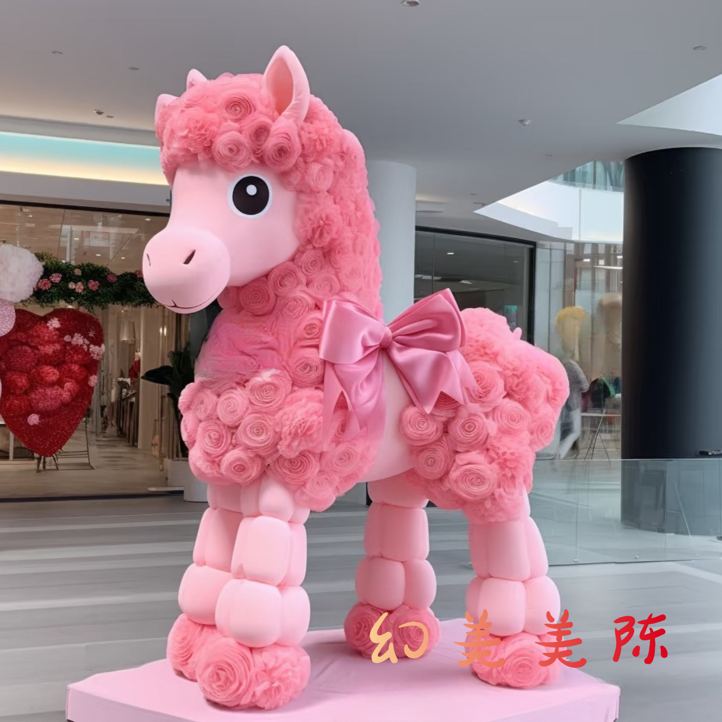 网红灯箱广告牌定制发光字元旦美