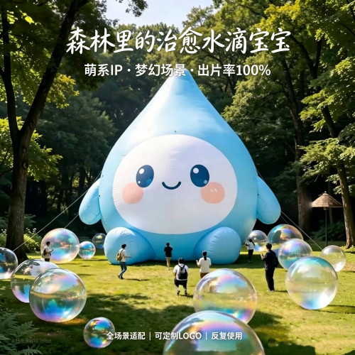 巨型水滴宝宝卡通气模户大型活动