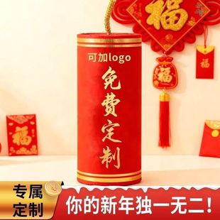 2026新年爆竹装饰场景布置商场酒店橱窗用品道具炮竹炮仗鞭炮摆件