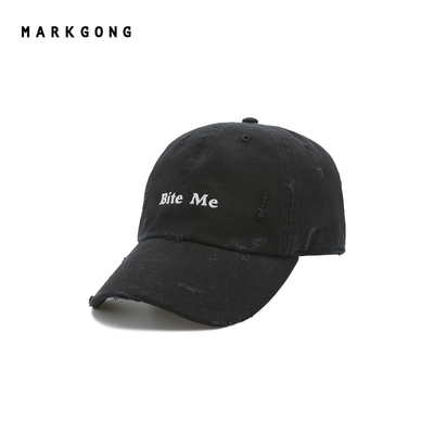 MARKGONG高级设计磨破棒球帽