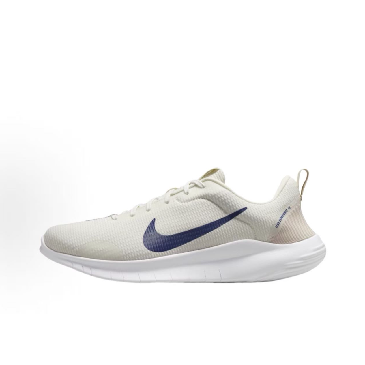 NIKE/耐克 Flex RUN12 舒适时尚 低帮跑步鞋 男款白色DV0740-103