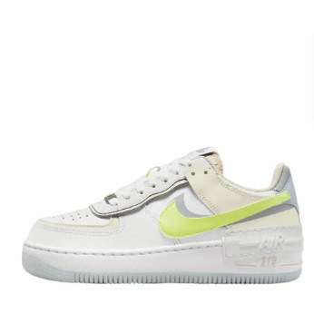 Nike Air Force 1 Shadow 低帮 板鞋 女款 白绿FB7582-100