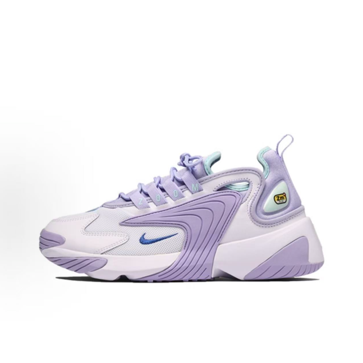NIKE/耐克Zoom 2K减震防滑耐磨透气休闲跑步鞋紫色 AO0354-103
