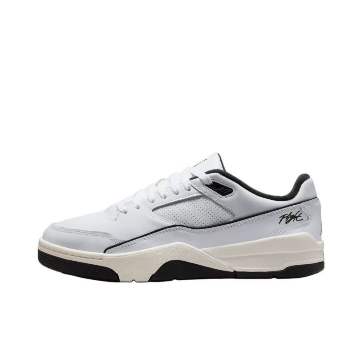 耐克/Nike Jordan FIGHT 舒适百搭  低帮白黑色板鞋 HF3255-100