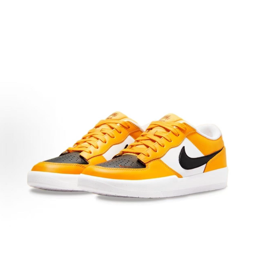 Nike/耐克 SB Force 58 舒适薄底 透气低帮黑橙板鞋 DH7505-700