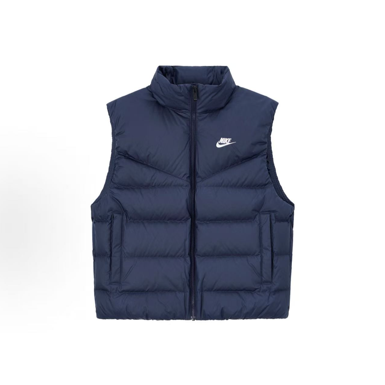 NIKE/耐克 Sportswear女款运动休闲深蓝色羽绒服马甲 FZ1104-451