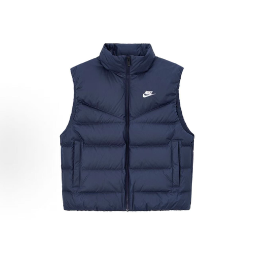 NIKE/耐克 Sportswear女款运动休闲深蓝色羽绒服马甲 FZ1104-451