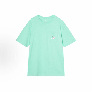 FQ0351 Nike 349 T恤 绿植字母直筒圆领休闲短袖 耐克 Sportswear