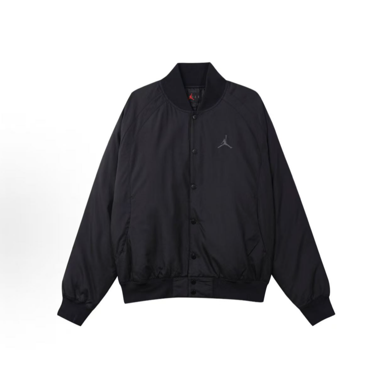 NIKE/耐克 Jordan 纯色V领纽扣黑色男款夹克 DV9792-010
