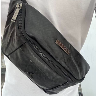 Jordan男女跑步运动休闲黑色腰包HA5507 Air 011 耐克正品 Nike