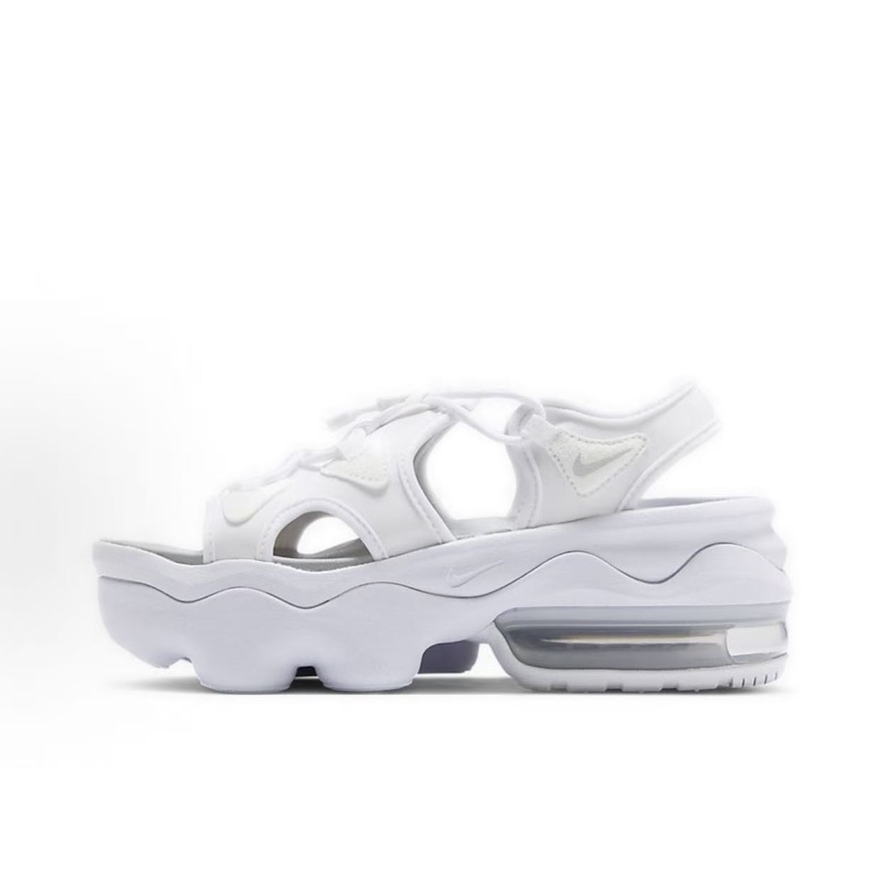 NIKE/耐克 Air max KOK哦潮流一字拖鞋 女款白色 CI8798-100