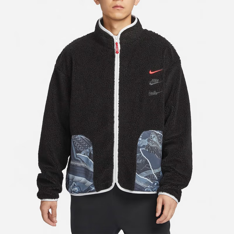 耐克男子立领运动休闲服