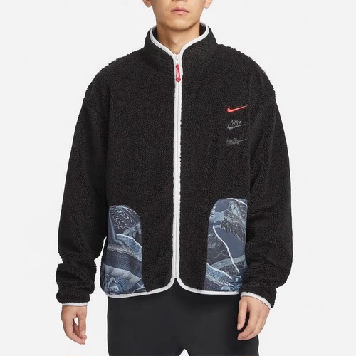 耐克男子立领运动休闲服