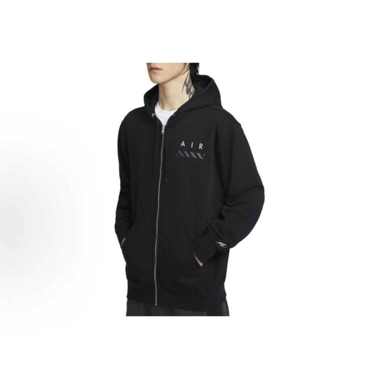 NIKE/耐克 Sportswear FW25 时尚柔软舒适拉链黑色外套IB5469-010