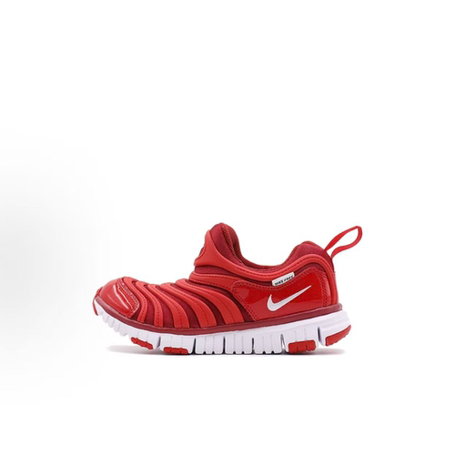 NIKE/耐克  Dynama  简约中童低帮毛毛虫白红学步鞋 343738-621
