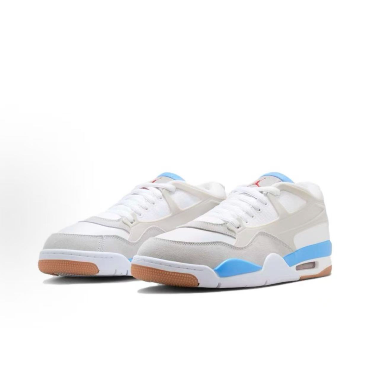 NIKE/耐克 AIR Jordan 4 RM 灰蓝 低帮复古休闲板鞋 FQ7939-104