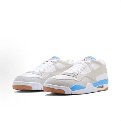 NIKE/耐克 AIR Jordan 4 RM 灰蓝 低帮复古休闲板鞋 FQ7939-104