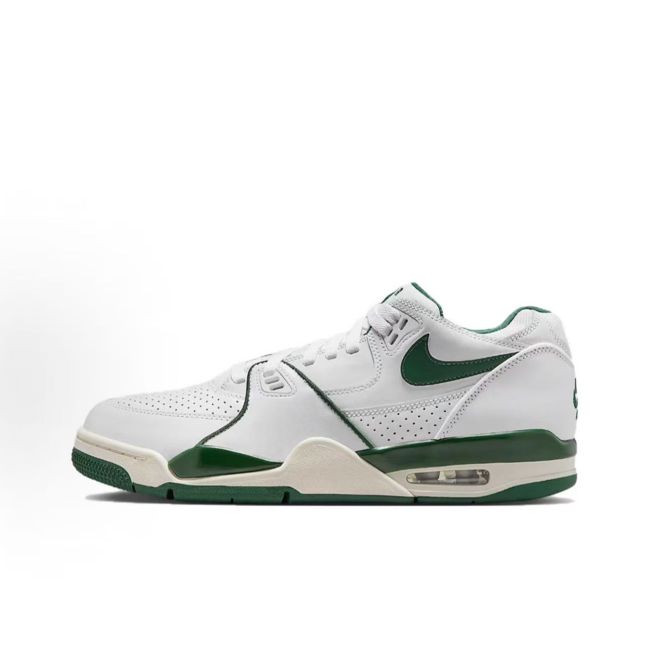 耐克/Nike AIR FLIGHT 89 白绿色舒适百搭休闲篮球鞋 HJ4484-102