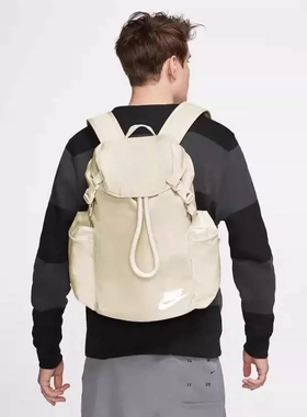 Nike Heritage 耐克男女运动休闲翻盖抽绳束口双肩背包书包BA6150