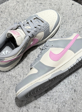 NIKE DUNK LOW 女子夏日穿搭灰粉休闲运动板鞋DD1873-002