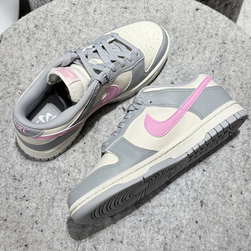 NIKE DUNK LOW 女子夏日穿搭灰粉休闲运动板鞋DD1873-002