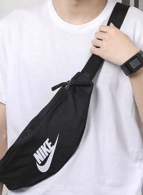 NIKE耐克 运动休闲健身训练腰包黑色 DB0490-010