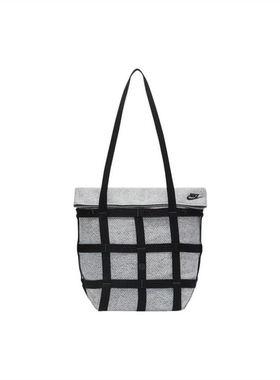 NIKE/耐克Logo 徽标大容量通勤 织物托特包单肩包 FB3038-084