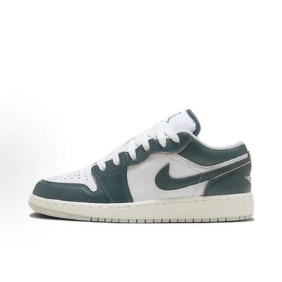 Nike/耐克 Air Jordan 1 Low AJ1  低帮白绿色篮球鞋 FQ8041-300