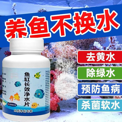 二氧化氯泡腾片消毒片84宠物猫鱼缸专用药鲜花净水片食品级杀菌剂