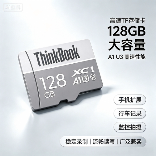 联想128G内存卡高速tf卡行车记录仪专用卡手机micro sd监控摄像头