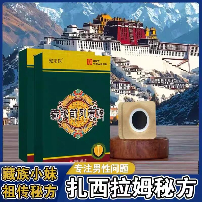 扎西拉姆前列腺穴位贴敷杨丽华理疗贴热敷贴膏药官方旗舰店正品