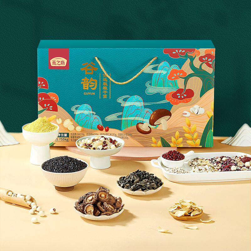 燕之坊谷韵礼盒1755g杂粮粥春节送礼养生粥早餐干货【专柜同款】