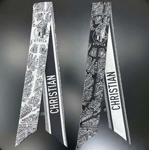 适用于D家丝巾系缠包包手柄丝巾带包提手大牌长条装饰高级感丝带